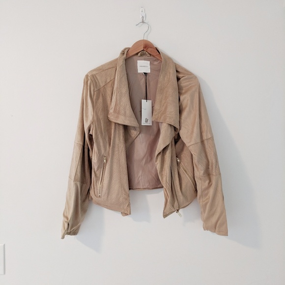 Thread & Supply Jackets & Blazers - Thread & Supply Suede Moto Jacket